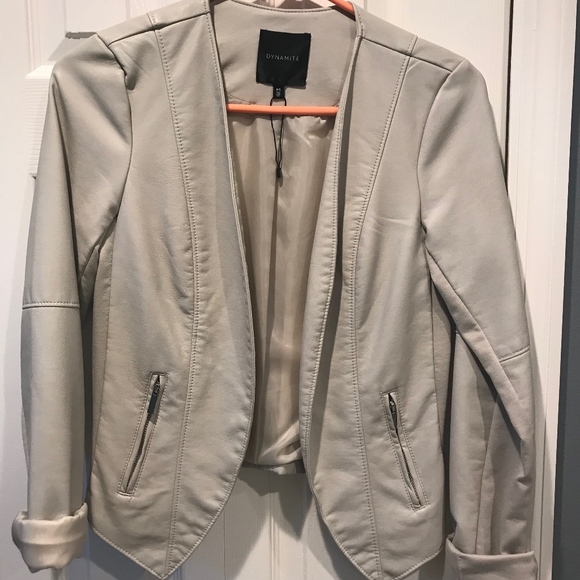 Dynamite Jackets & Blazers - Women's faux leather jacket